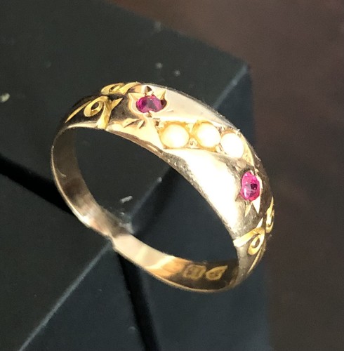 Vintage gold gypsy ring - gypsy,