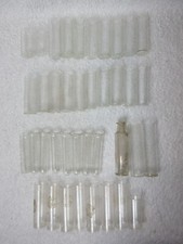 Vintage Scientific Glass, Regina Indust.  Tubes/ Vials, Plus Some Plastic Ones