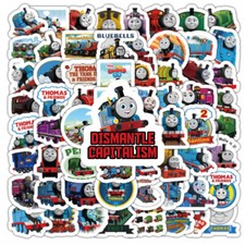 103X Thomas the Tank Engine & Friends Tomas Dismantle Capitalism Stickers Gift