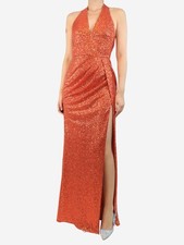 Elie Saab Orange sequin