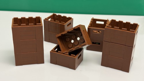 Lego box reddish brown - 4,