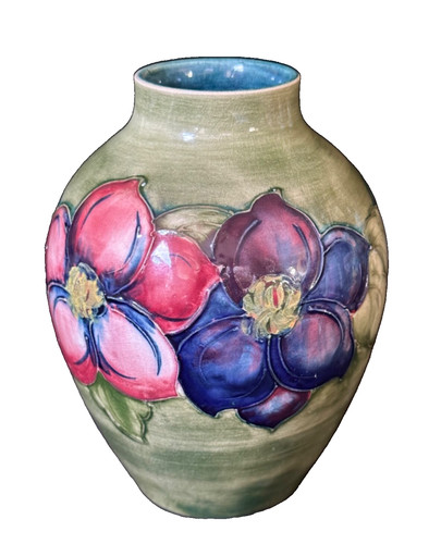 Moorcroft clematis flowers - clematis,