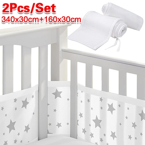 Breathable mesh cot bumper - cot,