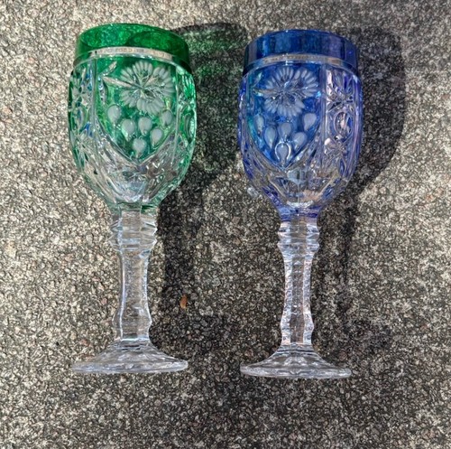 Two blue green - blue, crystal
