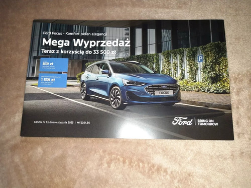 2024 2025 ford - focus, prospekt