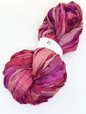 Sari silk ribbon, ribbon yarn