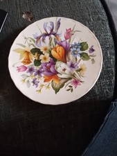 Vintage Kernewek Pottery Goonhavern Cornwall Crocus Decorative Plate