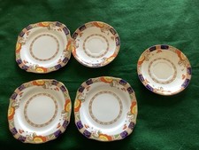 Royal Stafford 3 Side Plates 2 Saucers Bone China. Made In England  1 Saucer A F