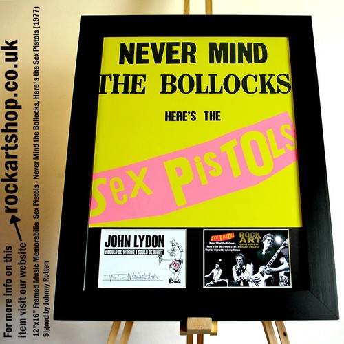 Sex pistols signed - sex,