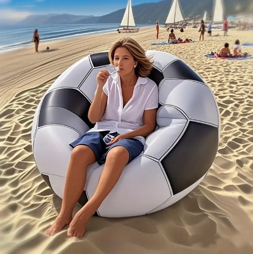 Inflatable chair sofa blow - chair, up