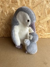 Large King Penguin With Chick