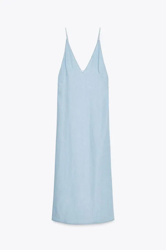 Bnwt zara light blue flowing - zara,