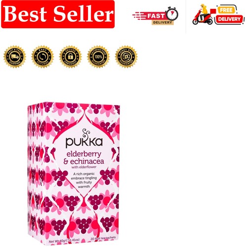 Pukka herbal elderberry - herbal, &