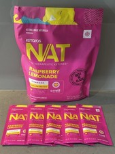 Pruvit Ketones NAT 20 Caffeine 5 Sachets Raspberry Lemonade FAST SHIPPING