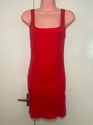 Berska red ribbed midi - berska,
