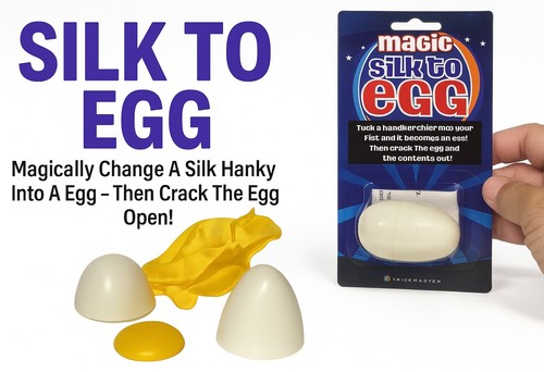Silk egg magic trick - to, clown