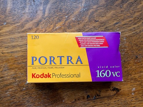 Kodak portra 160vc 120 film - portra,