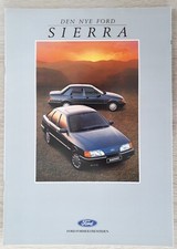 Ford Sierra Range Brochure 1987 - C  CLX  Ghia  S  XR 4x4  Hatchback  Sapphire