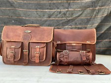 Bull Leather Motorcycle Saddle