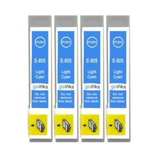 4 Light Cyan Ink Cartridges