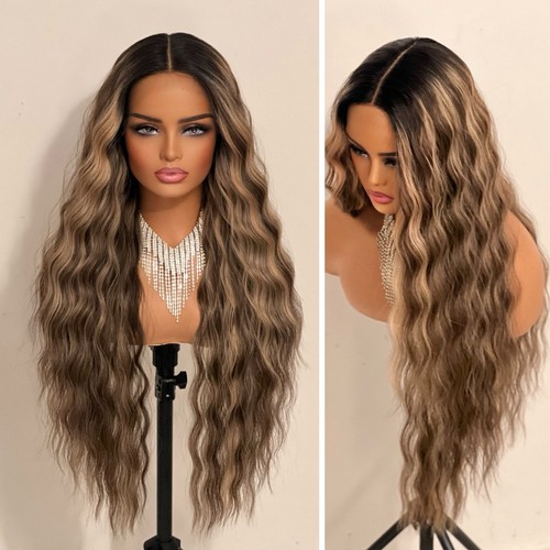 Curly synthetic wig - synthetic, ms