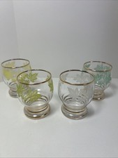 4 x Vintage Mid Century Shot
