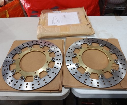 Round front brake - front, rotors