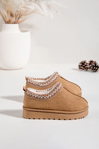 New kid tan faux suede - tan,