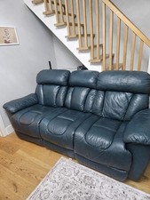 Leather Sofa Set 2 Pieces. Electric Recliner 3 Seater AND Lazy Boy Chair