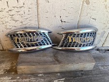 Vintage 1950's Triumph pre unit poor condition petrol tank badges F4127/F4128