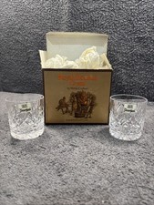 Royal Doulton Georgian Crystal Tumbler Glass (Rummer 5) - 7cm Webb Corbett Boxed