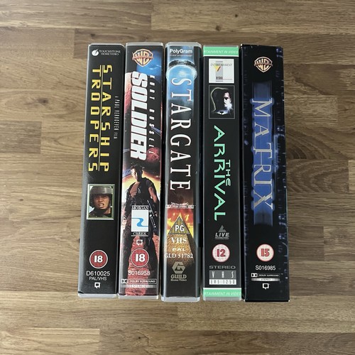 Sci action vhs - x5,