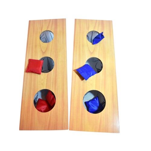 Double deck cornhole game - cornhole,