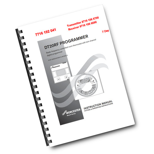 Worcester dt20rf programmer - worcester,