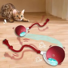 Automatic Rolling Ball Smart Pet Toy Electric Self-Moving Cat Dog Kitten Game UK
