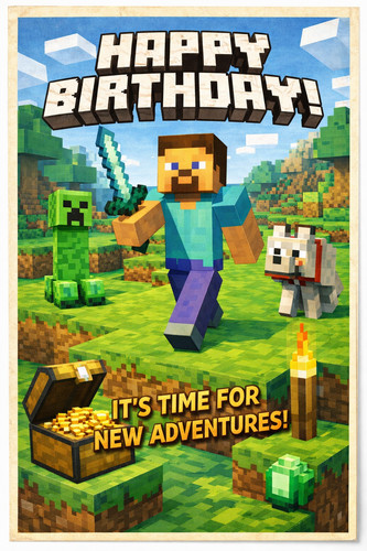 Personalised minecraft game - minecraft,