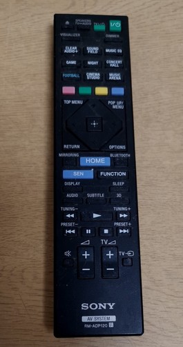 Genuine sony system remote - genuine,