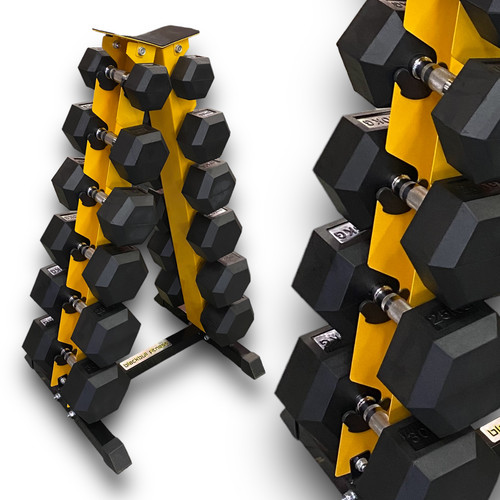 Clearance pair hex dumbbell - 6-pair,