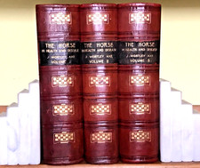 The Horse Its Treatment in Health and Disease Talwin Morris Binding Gresham 1908