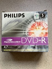 5 x PHILIPS Lightscribe DVD-R