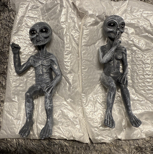 Grey alien figurines - alien,