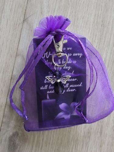 Purple crystal guardian angel - purple,