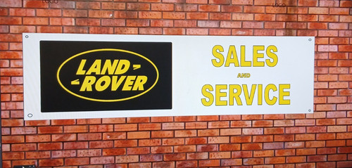 Land rover banner retro - land,