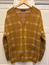 Mohair Wool Buttoned V Neck