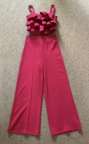 River island girls pink ruffle - girls,