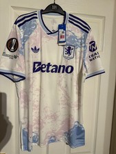 Aston Villa Away Shirt 25/26 Large BNWT Official Merchandise Malen 17 Europa 