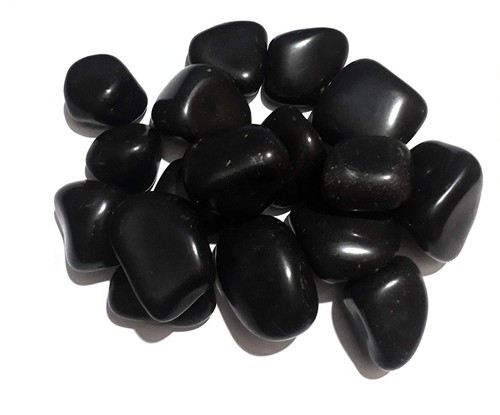 Big black pebbles - pebbles, stones