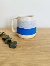 Double M Pottery Mug Blue