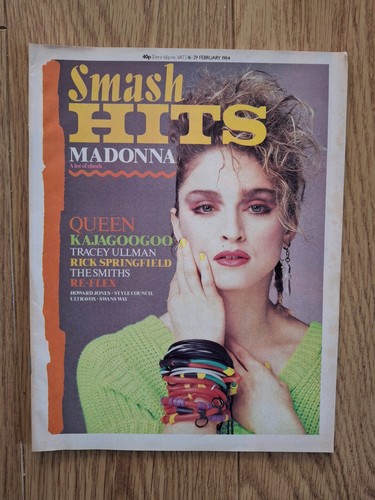 Madonna smash hits 29 - madonna,