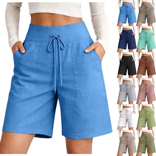 Womens ladies trousers elastic - womens,